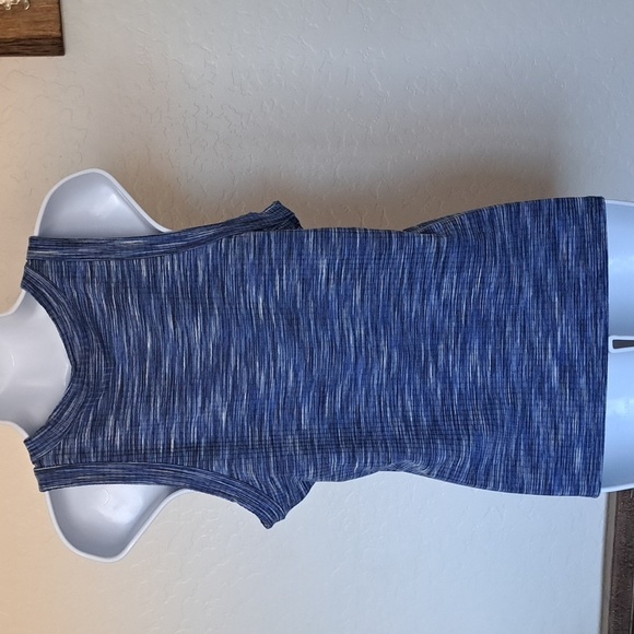 INC International Concepts Blue Fitted Tank Top Size Large - Picture 2 of 8